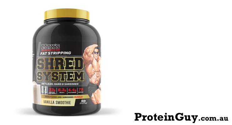 Shred System by Maxs 5lb 2.27kg Vanilla Smoothie