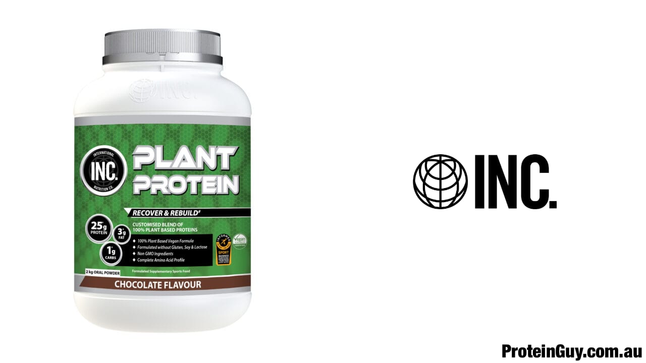 INC Plant Protein Powder - Dairy Free Protein Supplement