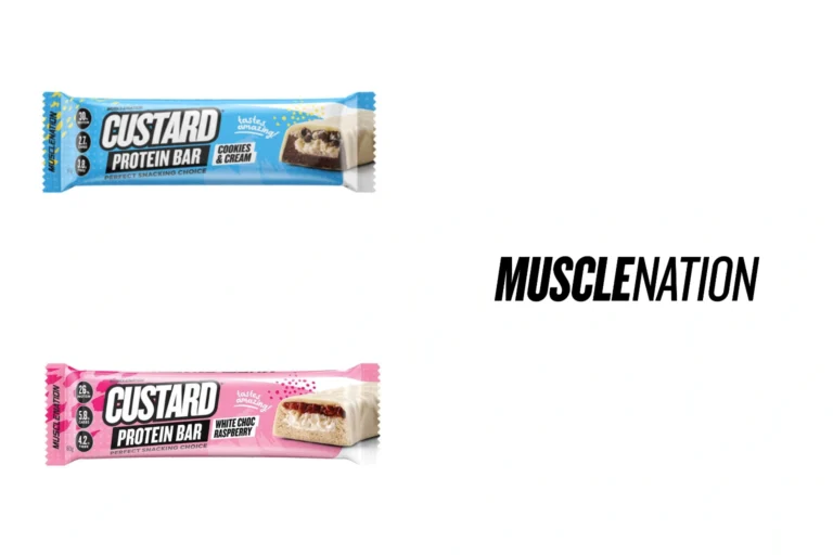 Custard Protein Bar by Muscle Nation – A Premium Protein Snack