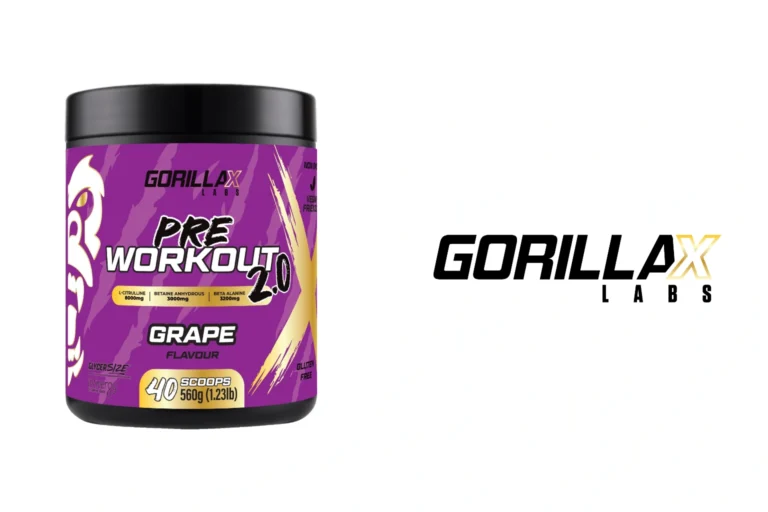 Pre-Workout 2.0 by Gorilla X Labs Built for Power Focus and Endurance