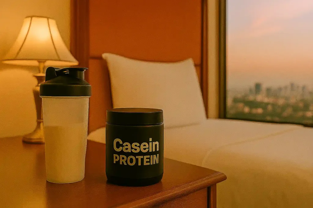 Night-time nutrition Casein and slow-digesting foods for recovery
