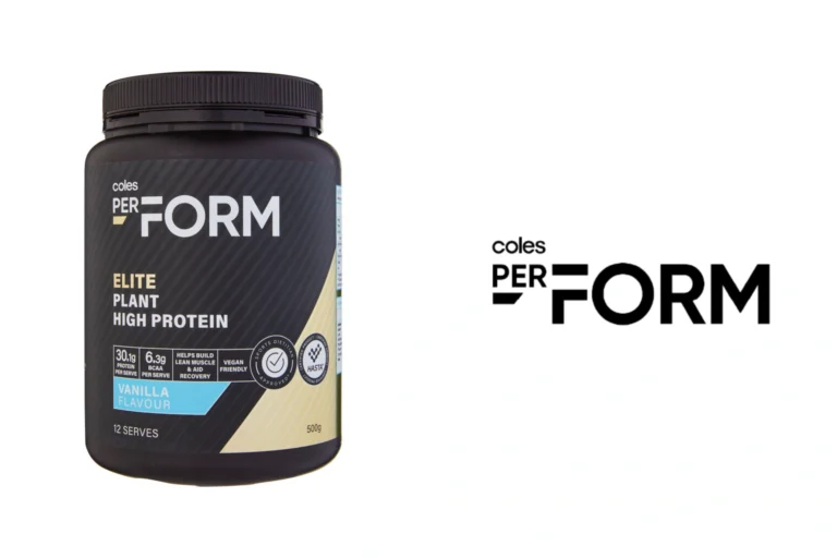 Coles Perform Elite Plant Protein Powder Review Muscle Support Everyday Value